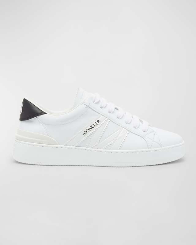 Monaco M Leather Low-Top Sneakers