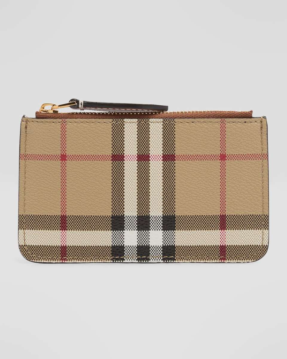 Kelbrook Check Zip Wallet