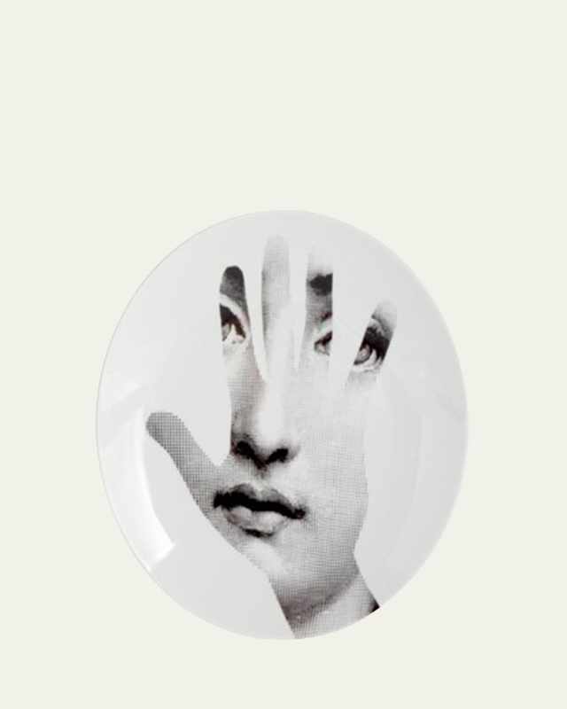 Tema E Variazioni n. 15 Face in Hand Wall Plate