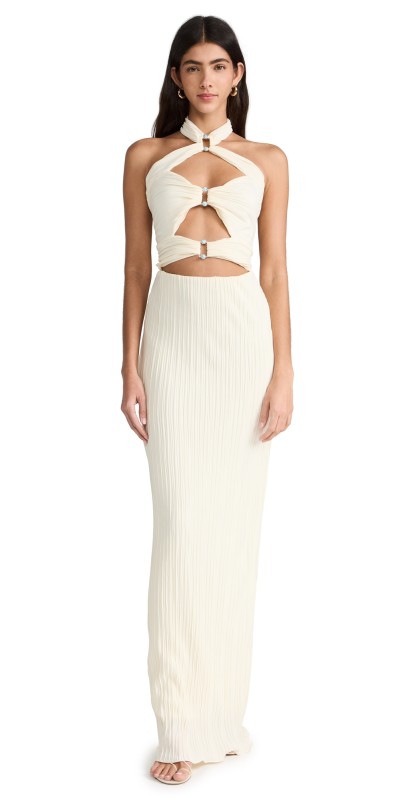 Maylé Vásquez Palmeral Dress White