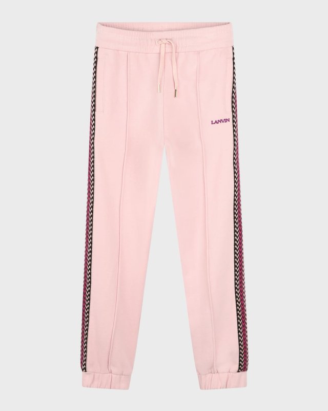 Girl's Logo-Print Track Suit Pants, Size 4-6