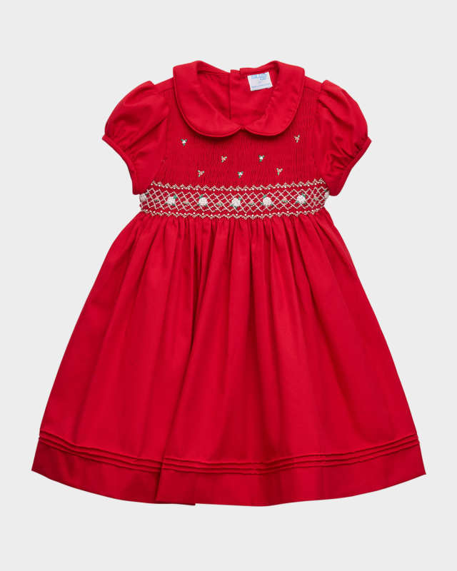 Timeless Bliss Puff Sleeve Smocked Dress, Size 2-