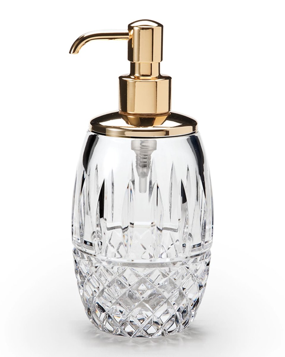 Marie Clear Pump Dispenser, Gold