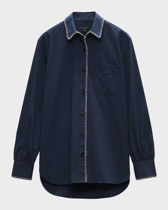 Maxine Blanket Stitch Shirt