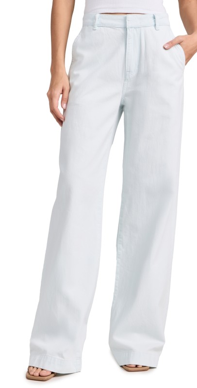 Vince Washed Wide Leg Trousers Celestine