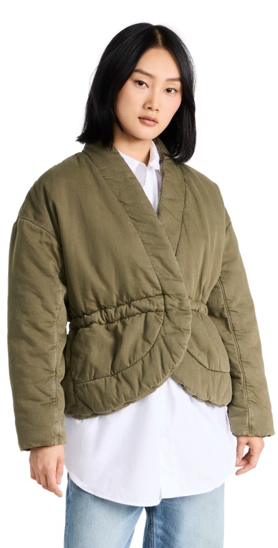 ba & sh Caly Jacket Kaki