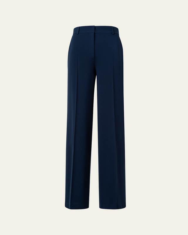 Chiaro Signature Jersey Straight-Leg Pants