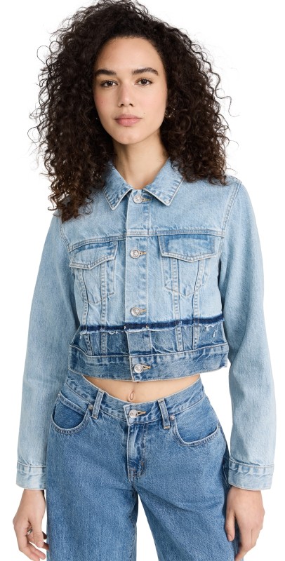 SLVRLAKE Re-Work Fitted Trucker Jacket Twin Valley