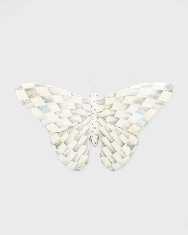 Sterling Check Butterfly