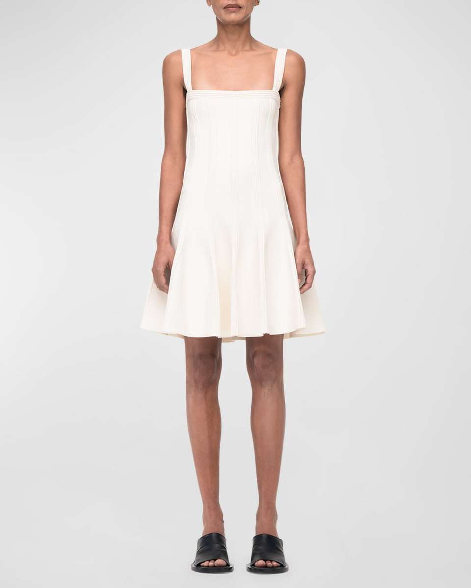 Ottoman Knit Mini Dress