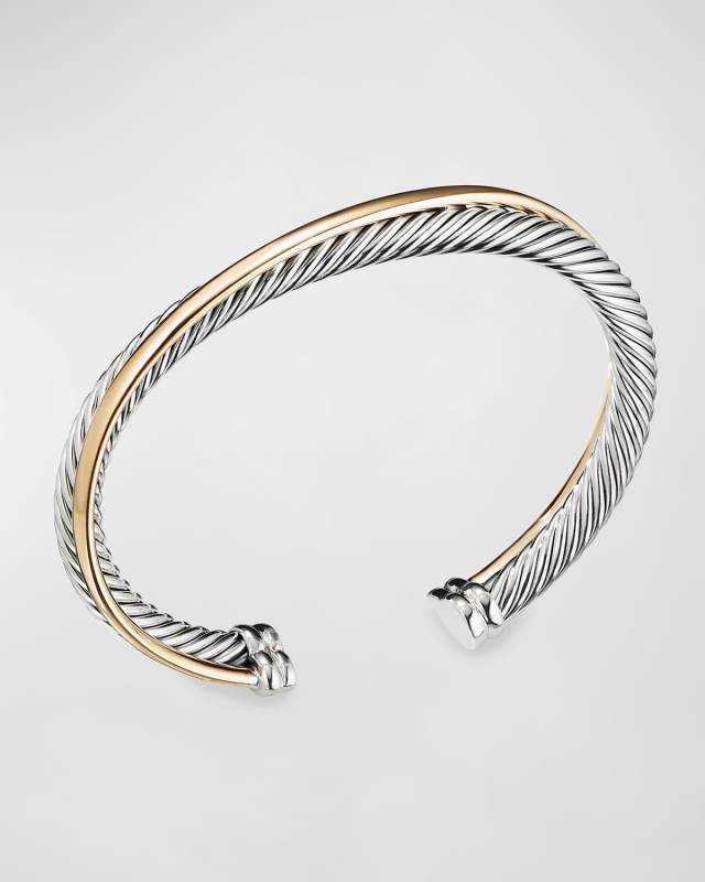 Crossover Cuff with Gold