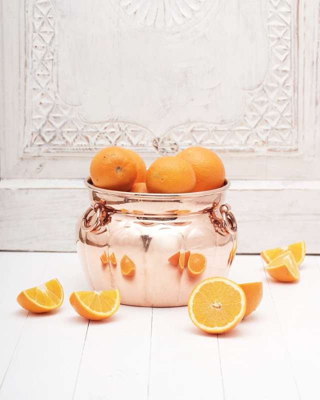Vintage Inspired Copper Pot