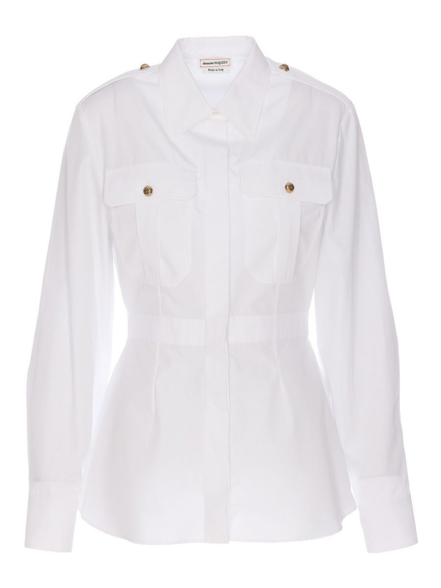 Alexander Mcqueen Chemise - Blanc