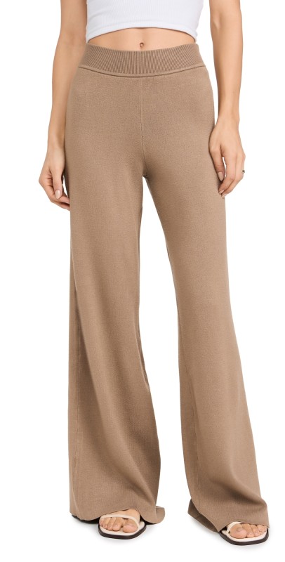 Splendid Splendid x Cella Jane Wide Leg Sweater Pants Toast
