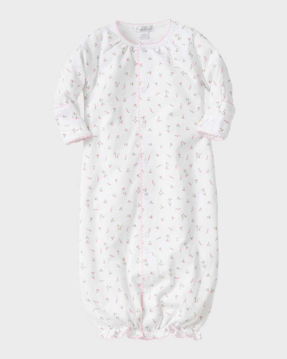 Girl's Garden Rose Convertible Gown, Size Premie-S