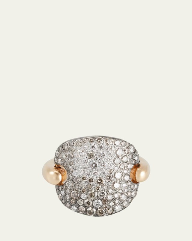 18K Rose Gold Sabbia Diamond Statement Ring