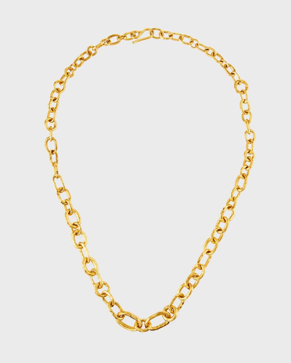 22k Chain-Link Necklace