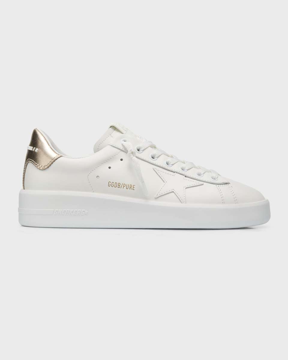 Pure Star Bicolor Leather Low-Top Sneakers