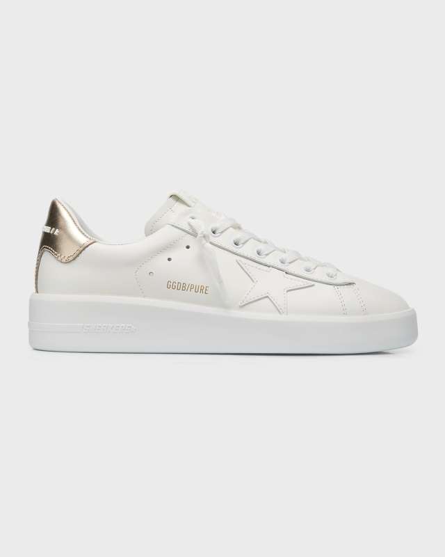 Pure Star Bicolor Leather Low-Top Sneakers
