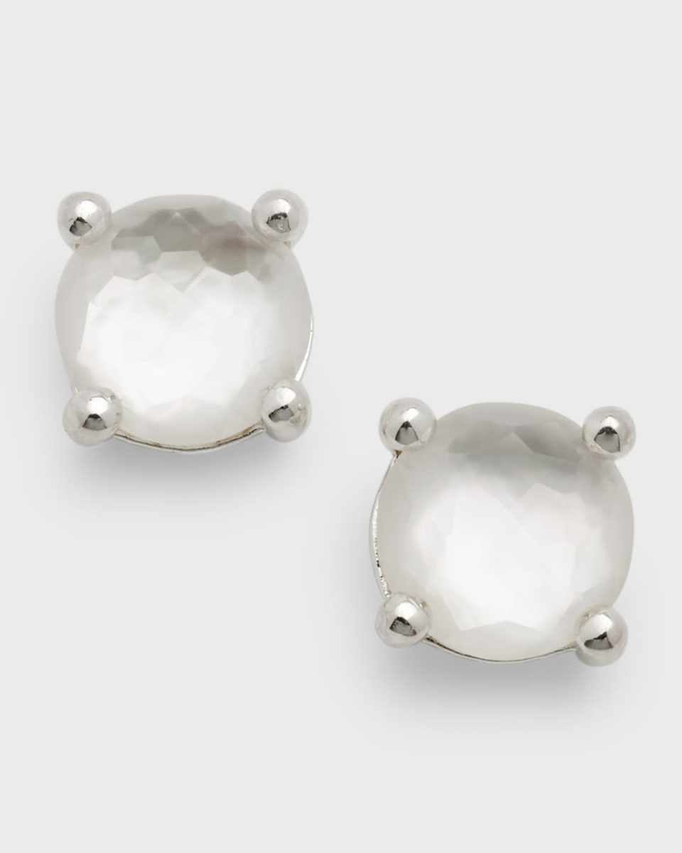 Mini Stud Earrings in Sterling Silver