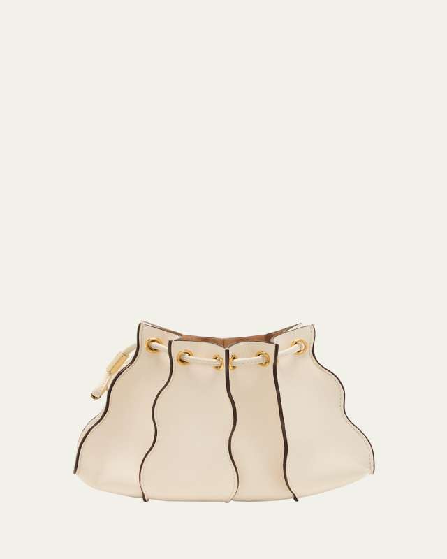 Adria Wave Pleated Wristlet