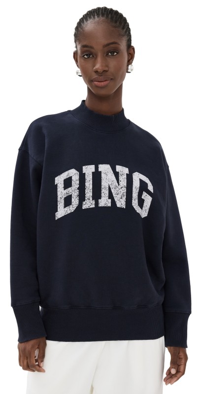 ANINE BING Bradie Bing Sweatshirt Navy