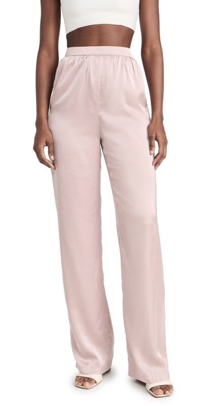 Andrea Iyamah Reba High Rise Pants Pearl Purple