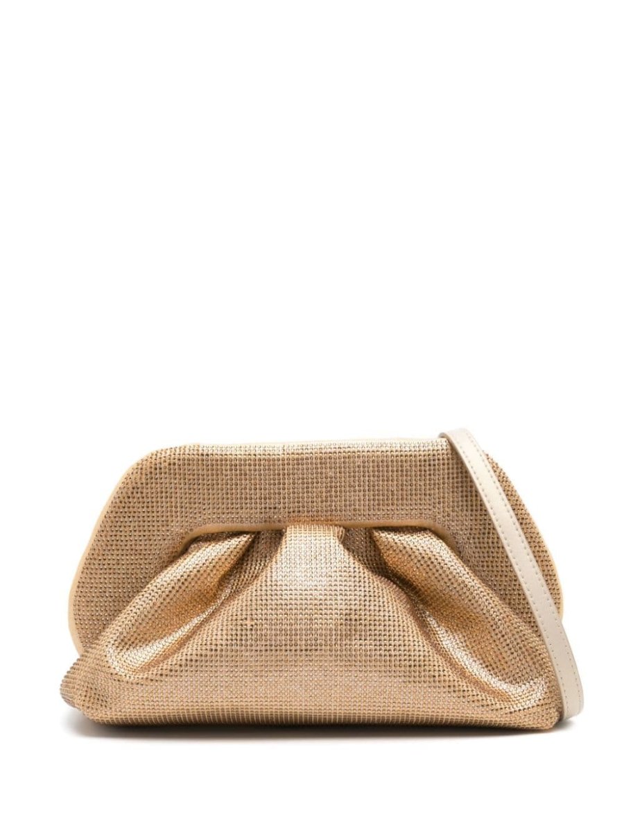 Tia rhinestone-embellished clutch bag