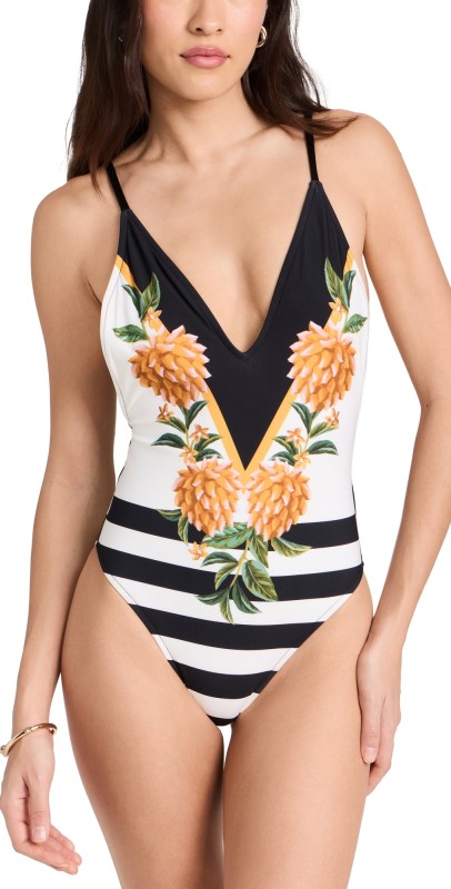FARM Rio Biriba One Piece Biriba Off-White