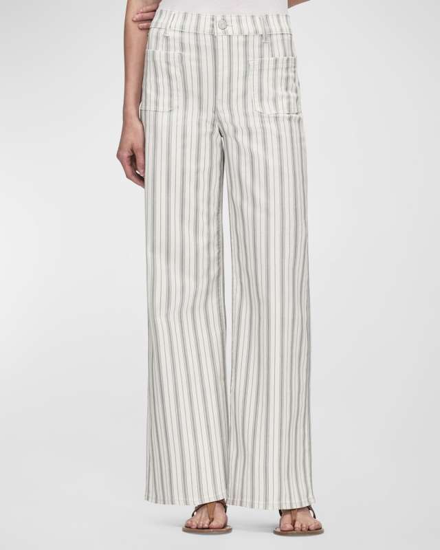 Le Slim Palazzo Bardot Pocket Jeans