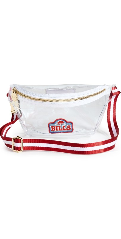 Stoney Clover Lane Buffalo Bills Clear Fanny Pack Red/Whit