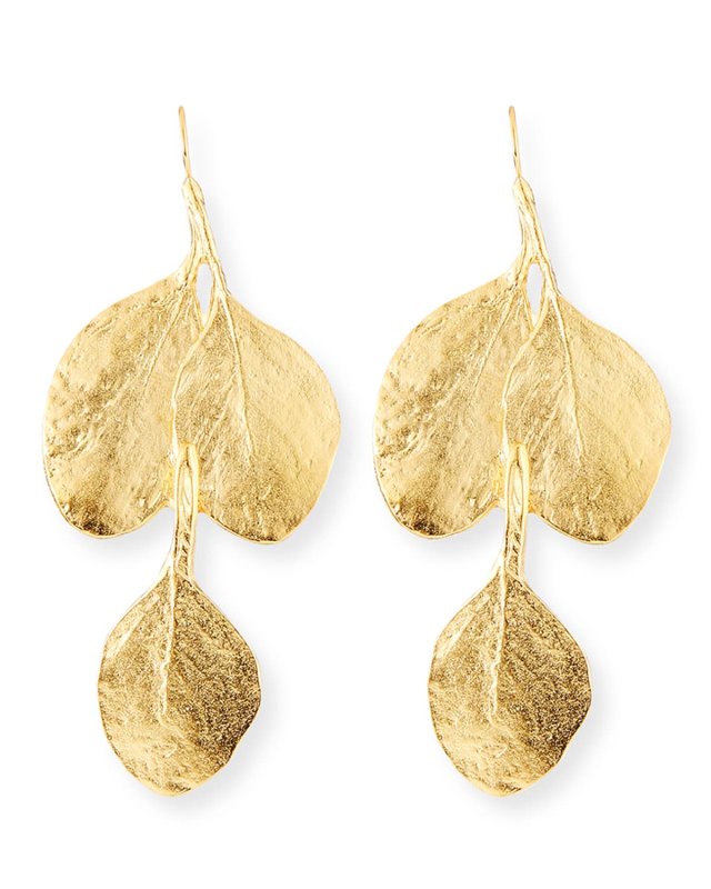 Leaf Hook Earrings