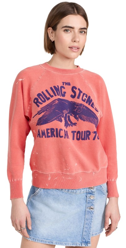 MADEWORN ROCK Rolling Stones Crew Cherry