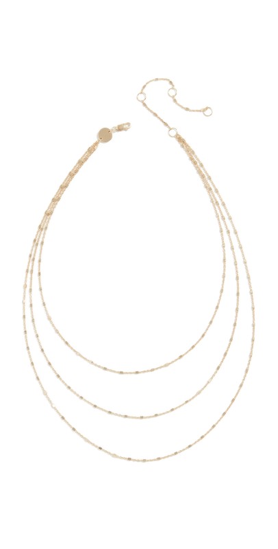 Jennifer Zeuner Jewelry Marchel Necklace Gold Vermeil