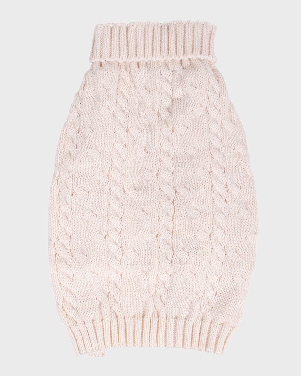 Cable-Knit Pet Sweater, Siz