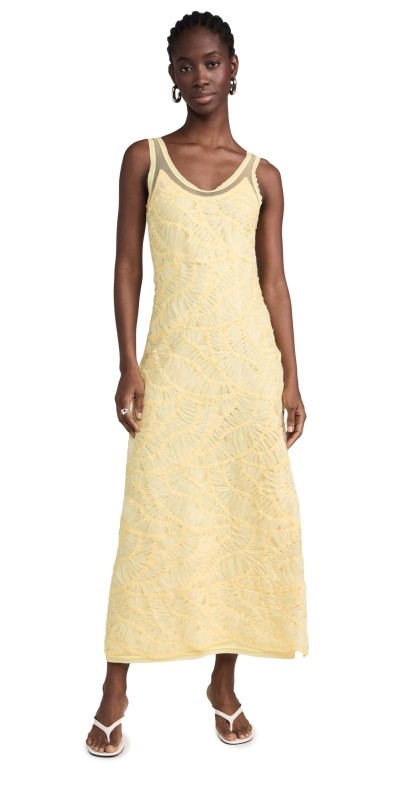 SIMKHAI Zakai Tank Maxi Dress Sulfur