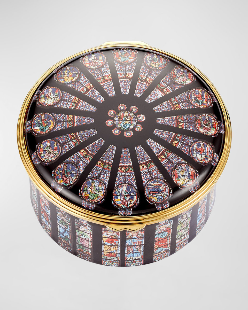 The Rose Window at Notre Dame Music Box, Ave Maria