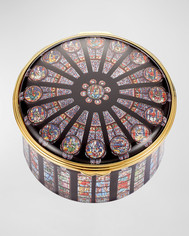 The Rose Window at Notre Dame Music Box, Ave Maria