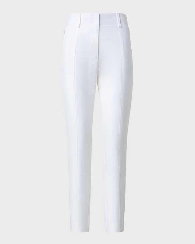 Connor Cotton Silk Slim-Fit Pants