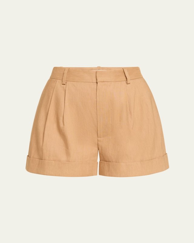 Conry Pleated Cuff Shorts