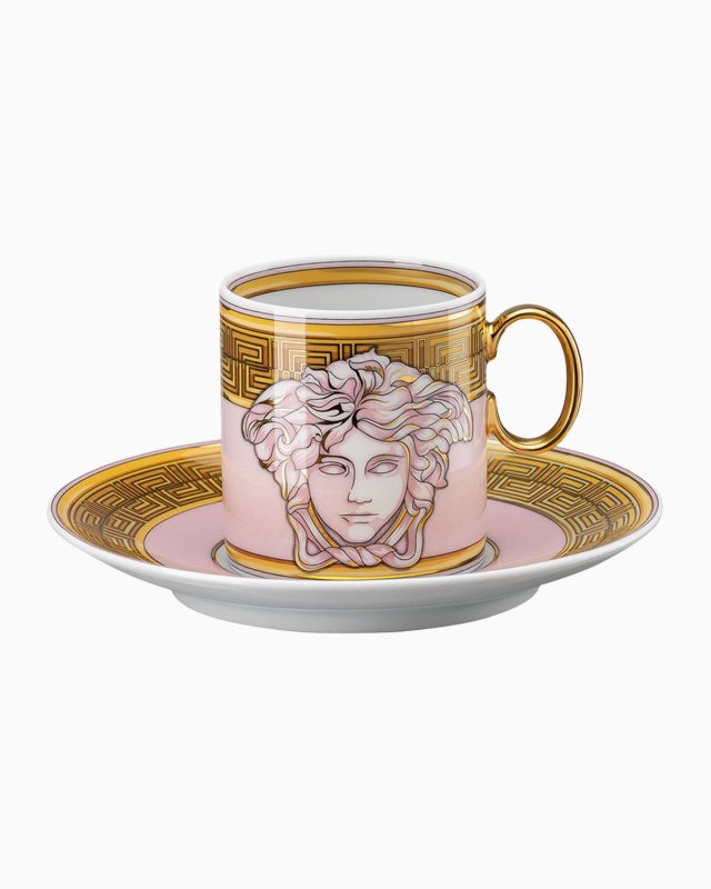 Medusa Amplified Pink Coin Ad Cup & Saucer