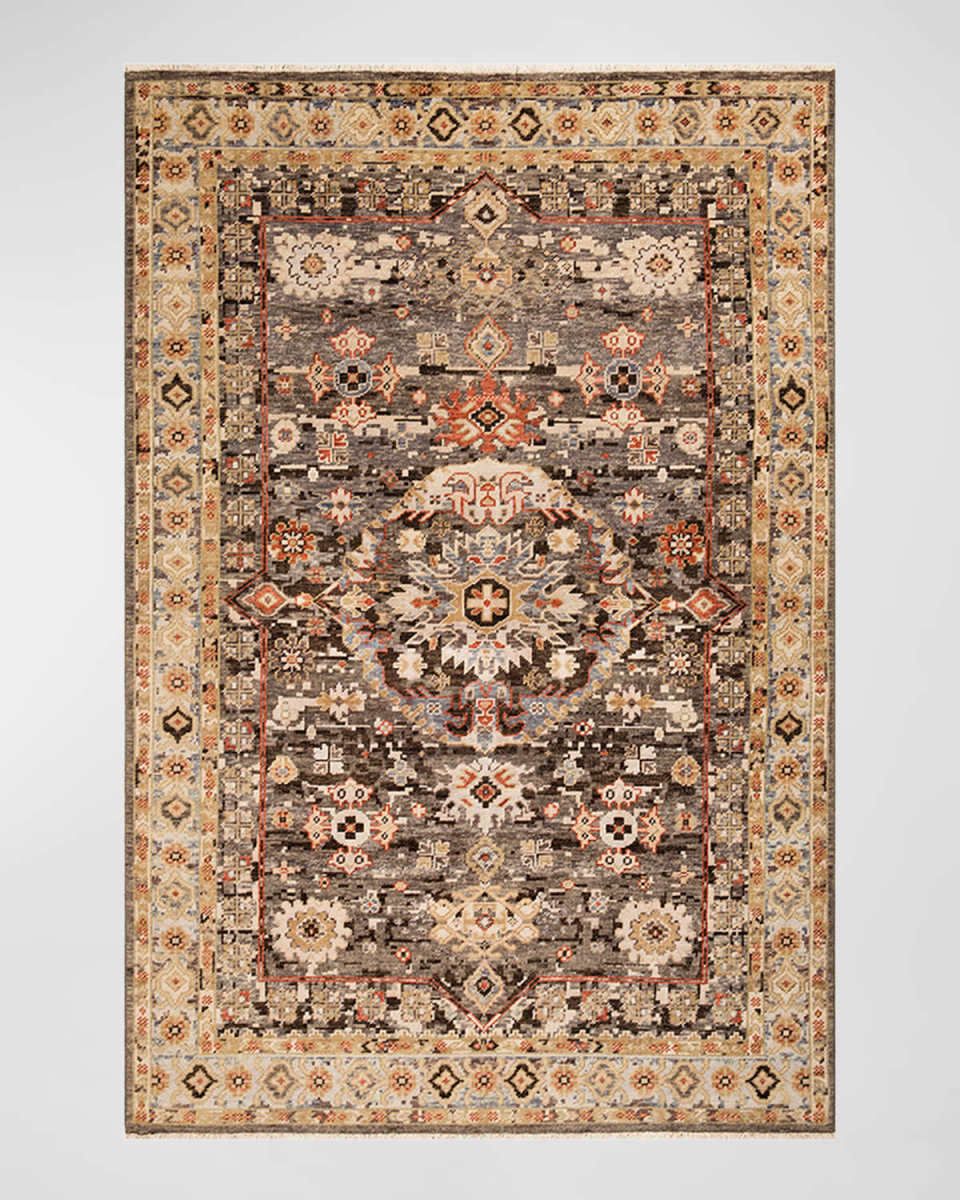Cappadocia Rust Hand-Knotted Rug, 4' x 6'
