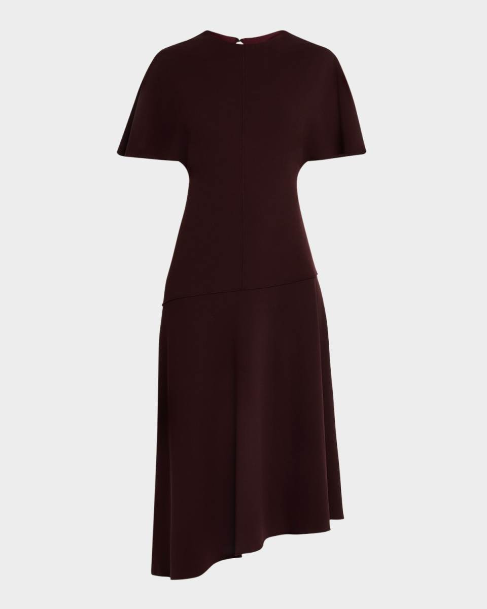 Nicola Asymmetric Midi Dress