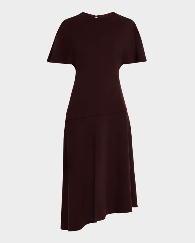 Nicola Asymmetric Midi Dress