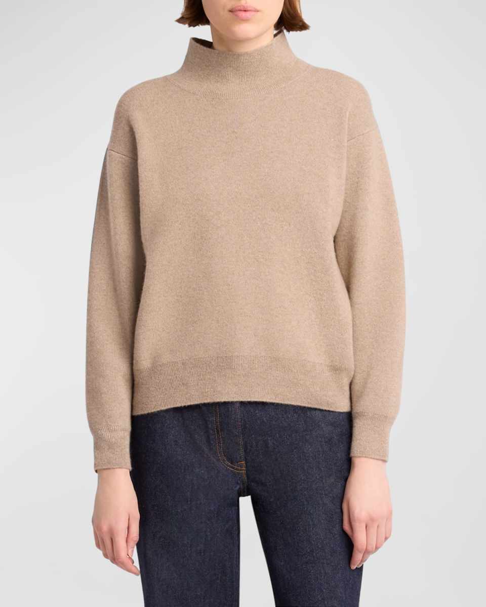 Hibem Mock-Neck Cashmere Sweater