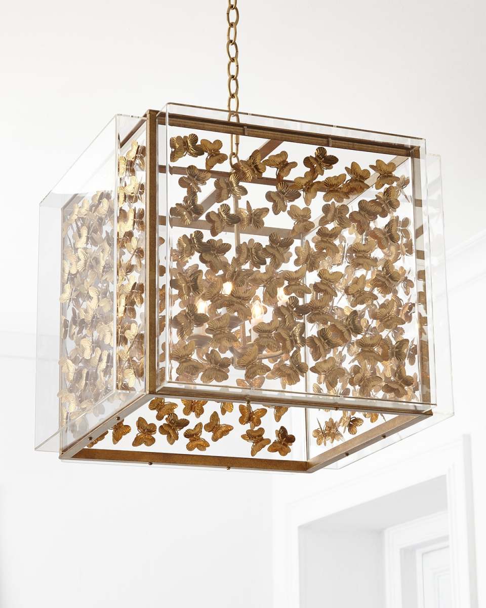 Medium Butterfly 4-Light Pendant