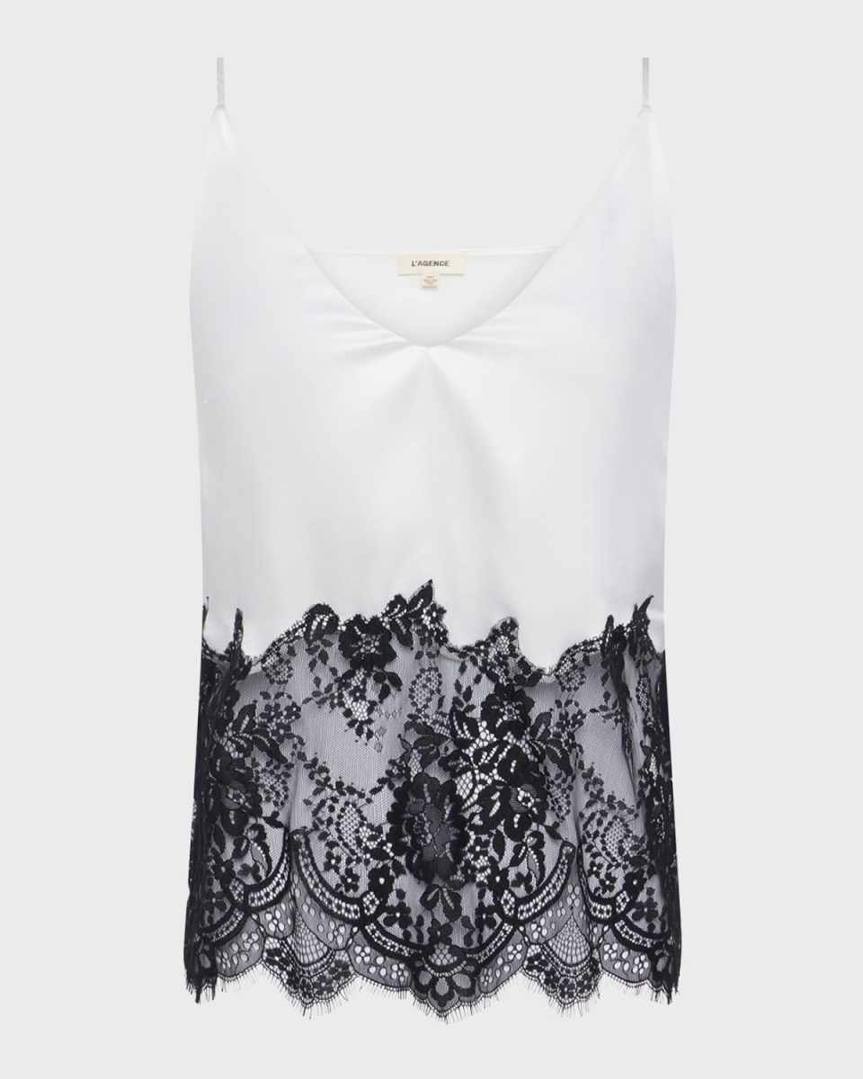 Bryna Silk Lace Mix Cami
