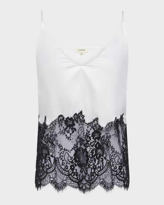 Bryna Silk Lace Mix Cami