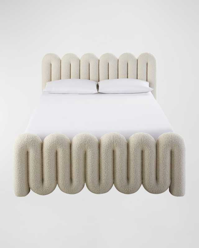 Serpentine Queen Bed