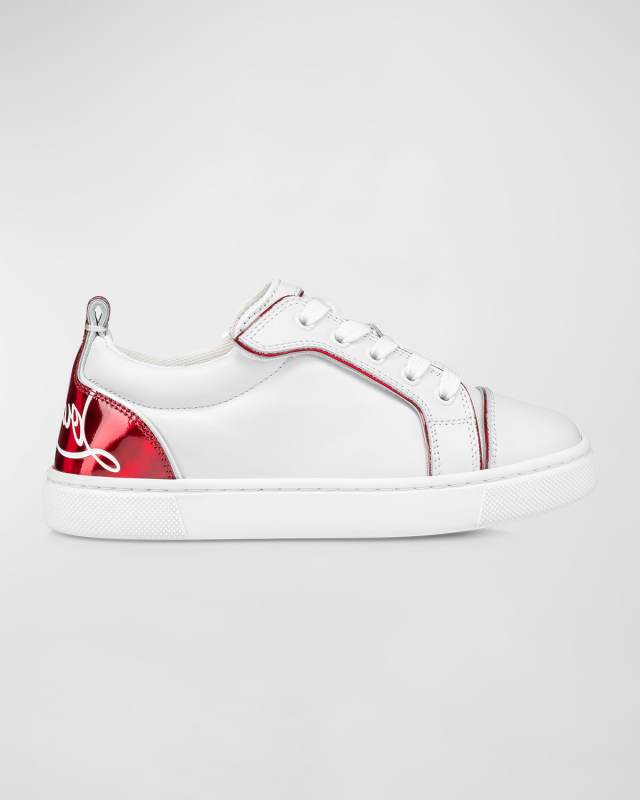 Girl's Funnyto Logo Heel Cap Sneakers, Toddlers/Kids